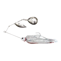 Savage Gear DA’BUSH SPINNERBAIT WHITE SILVER HOLO FLAME 14cm 21Gram