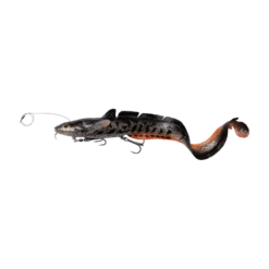 Savage Gear 3D LINE THRU BURBOT Black Silver Orange 36CM 216G