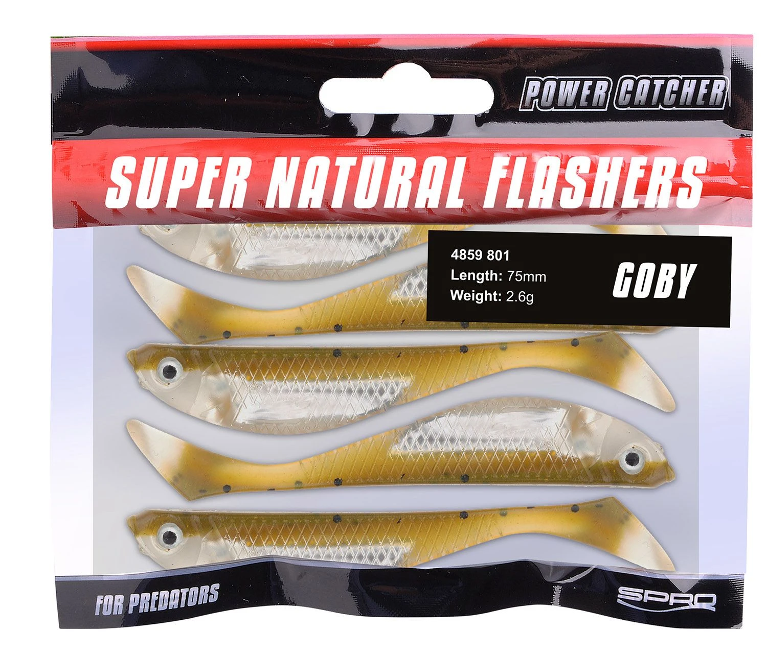 PowerCatcher Natural Flashers Goby 7,5 Cm 4 PowerCatcher Natural Flashers Goby 7,5 Cm - Afbeelding 2