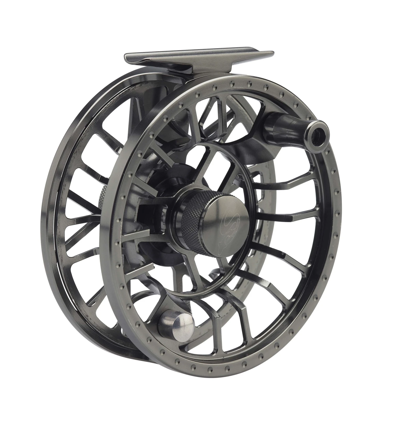 Scierra TRAXION 1 LW Fly Reel # 2/4 GunSmoke 4 Scierra TRAXION 1 LW Fly Reel # 2/4 GunSmoke - Afbeelding 2